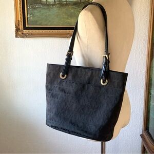 Michael Kors | Black Signature Cloth Tote